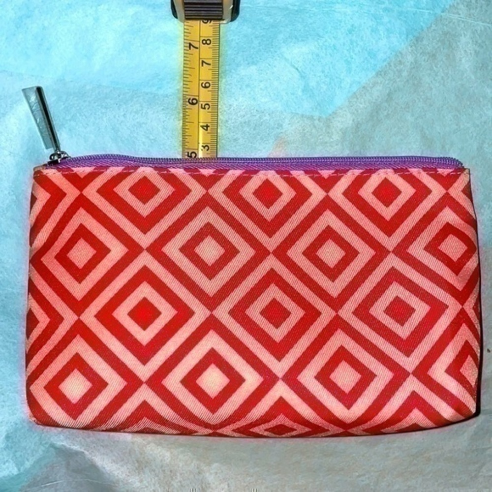 Set of 4 Clinique make up cosmetic pouch travel toiletries bag w/ zip closure - Picture 12 of 16